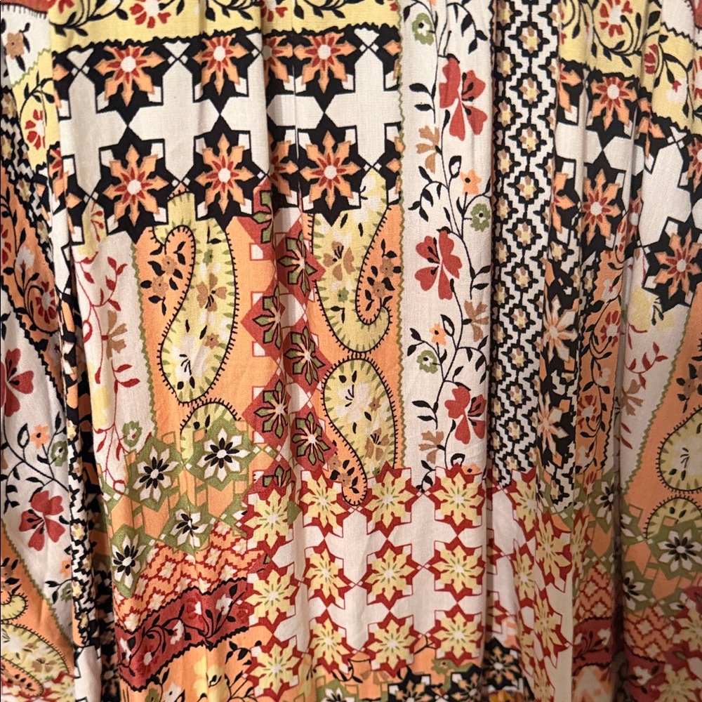 LAST CHANCE TODAY Easel Multicolor Boho Maxi Dress - Picture 7 of 7